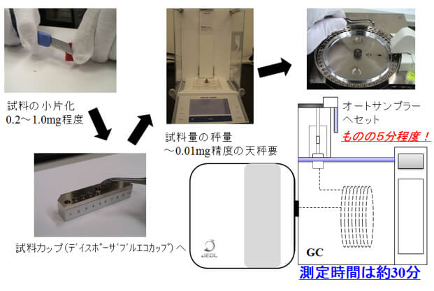 使用热解 GC-MS 进行筛选