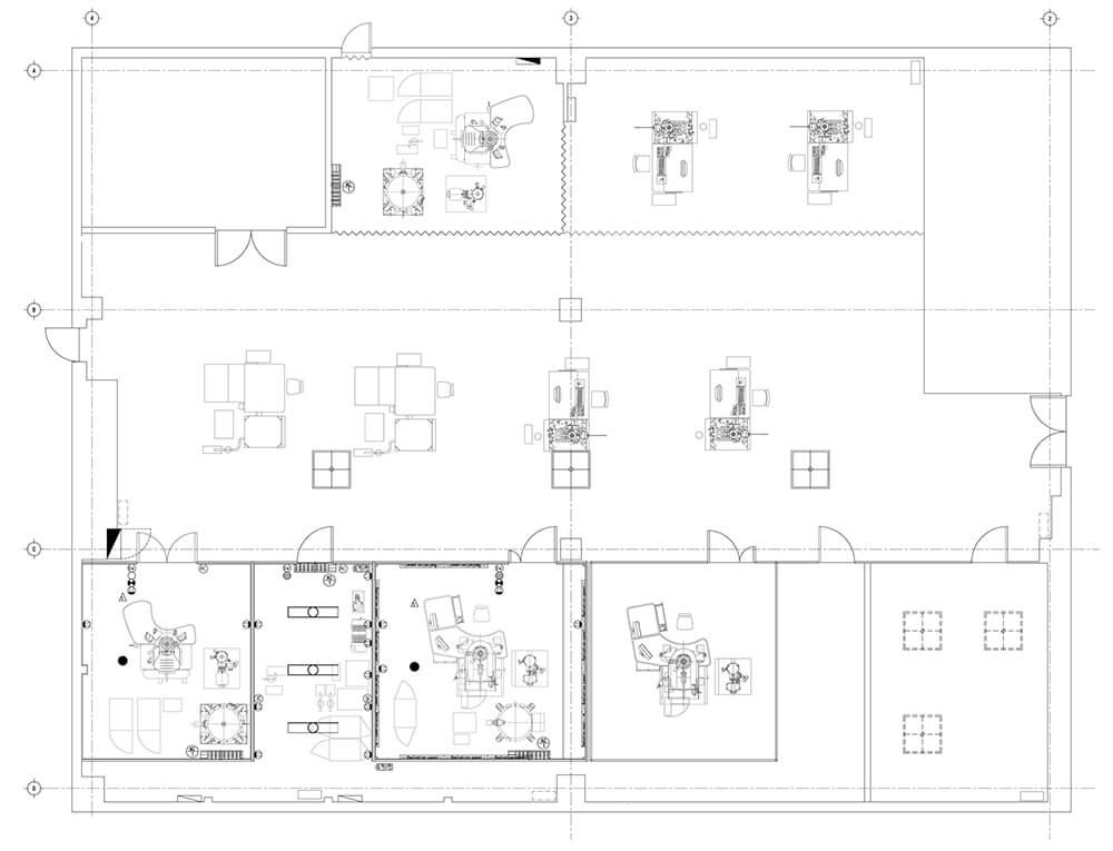 安装室布局示例