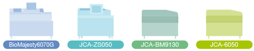 BioMajesty 6070 G、JCA-ZS050、JCA-BM9130、JCA-6050