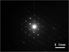 青石棉（电子衍射图）