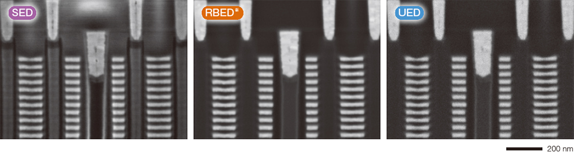 SED、RBED* 和 UED 的图像(左起)