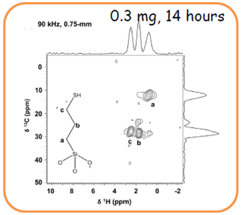 1H-13C CP-HSQC NMR 谱