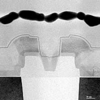 (a) 闪存 STEM-BF 图像