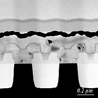 图4(a) STEM-BF图像