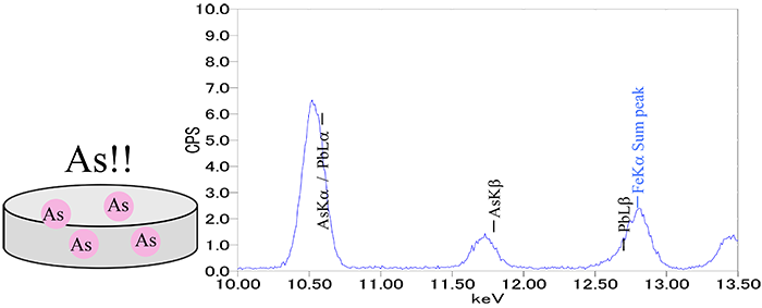 JEOL XRF RoHS 铁材料 二次过滤器 总和峰值去除 智能 FP 方法