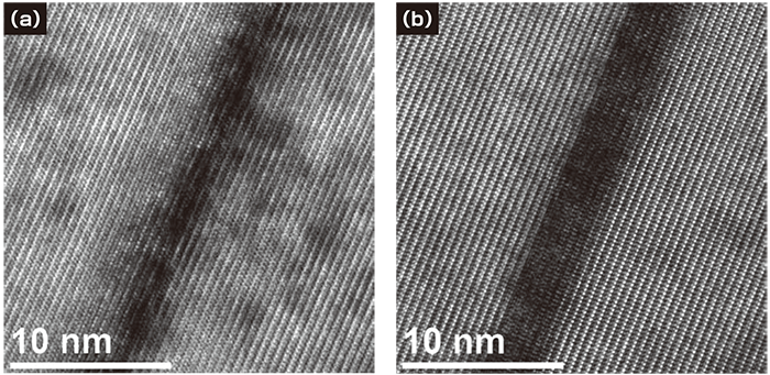 GaN/AlGaN 多量子阱结构的 TEM 图像