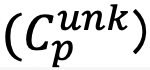 C_p^unk